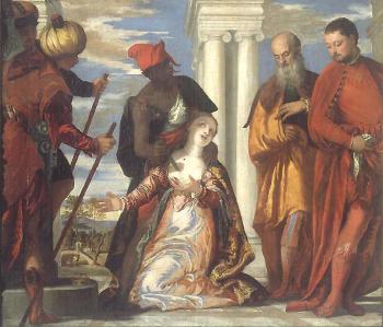 Paolo Veronese : The Martyrdom and Last Communion of Saint Lucy